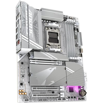 Pllakë amë Gigabyte X870 Aorus Elite Wifi7 Ice, DDR5, ATX, gri