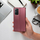 Këllëf futerë Smart Magneto për Oppo A38, me portofol, ngjyrë burgundy