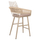Stol bar CAMDEN HM6142.04, alumin, 56x60x108 cm, cappuccino