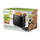 Toaster Philips HD2582/90, 2 feta, 8 nivele pjekjeje, i zi