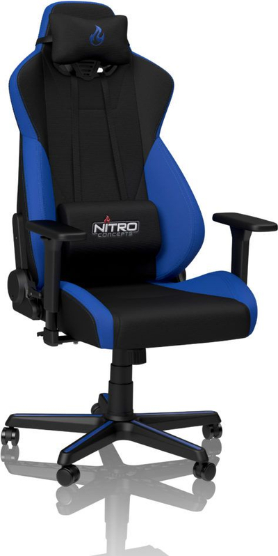 Гејминг столица Nitro Concepts S300, полнета седалка, ергономска, црно сина