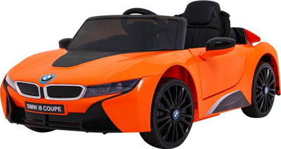Makina elektrike për kalamaj Ramiz BMW i8 Lift, një vend, me telekomandë, e bardhë