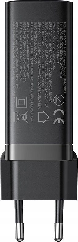 Karikues muri Joyroom JR-TCG05EU GaN, 140W, 3x USB-C 1x USB-A, i zi