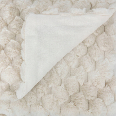 Batanije dekorative Atmosphera Ariel, 120x160cm, material gëzofi, bezhë