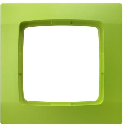 Kornizë dekorative Ospel Karo Single Frame R-1S/53, 1 vend, IP20, lime