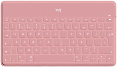 Tastierë Logitech Keys-To-Go, Bluetooth, Dutch/English, rozë