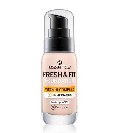 Krem pudër Essence Fresh & Fit Lasts Up To 12H, 20 Fresh Nude, 30 ml