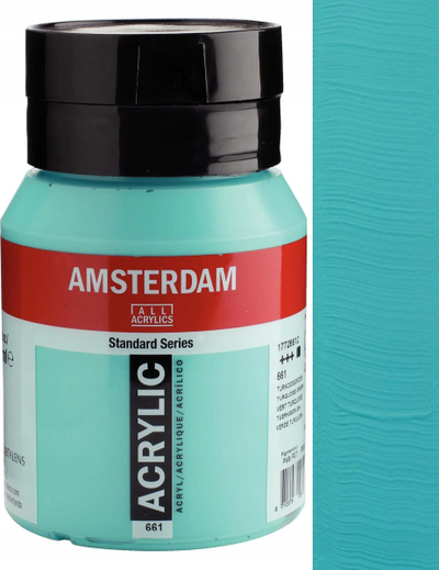 Bojë akrilike Amsterdam Acrylic 661, 500ml, turquoise green
