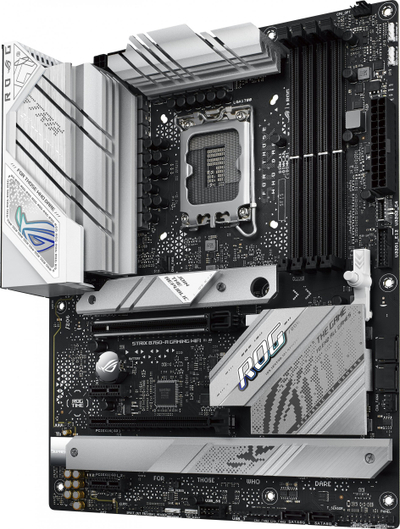 Pllakë amë Asus ROG STRIX B760-A GAMING WIFI, DDR5, WiFi 6E, e bardhë
