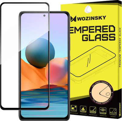 Qelq mbrojtës Wozinsky Super Durable, Xiaomi Redmi Note 10 Pro, Full Glue, kornizë e zezë