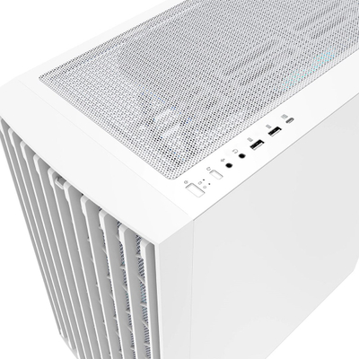 Kuti kompjuteri MODECOM Breeze ARGB Flow, Midi Tower, 4 ventilatorë 140mm, e bardhë