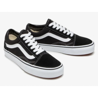 Atlete Vans Old Skool VD3HY28, unisex, shollë gome, të zeza