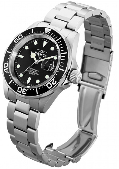 Orë për meshkuj Invicta Pro Diver Quartz 9307, e argjendtë