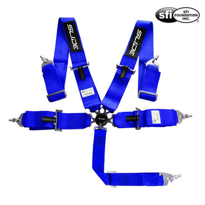 Rripa sportiv sigurie Slide Quick 5P, 3", SFI 16.1, blu