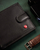 Portofol çunash Peterson Leather, lëkurë natyrale, RFID, i zi