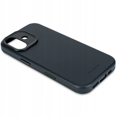 Mbulesë telefoni Decoded Leather Backcover, për Apple iPhone 17, me MagSafe, blu