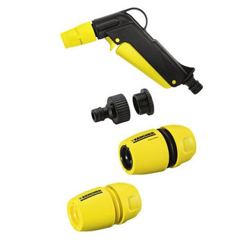 Set ujitje Karcher Aqua Stop, plastik, 4 copë, verdh e zi