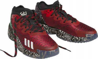 Atlete basketbolli Adidas D.O.N. Issue 4 IF2162, Lightstrike, mesh, të kuqe