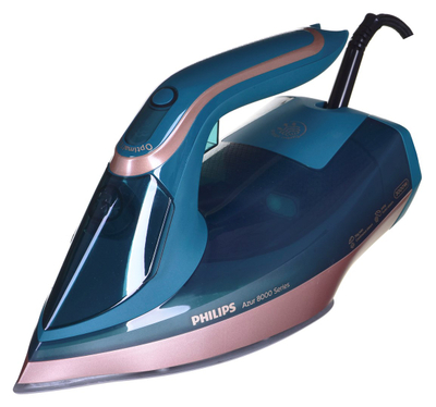 Hekur me avull Philips DST8030/70, pllaka qeramike, fuqi 3000W, blu