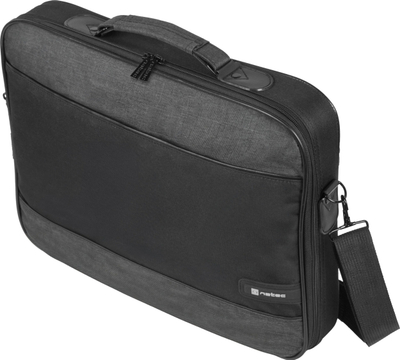 Çantë laptopi Natec Impala 2 Stony NTO-2229, 15.6", rezistente ndaj goditjeve, e zezë me gri