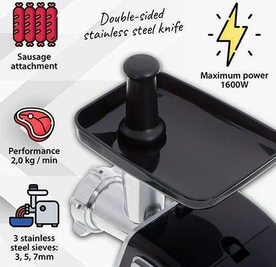Bluarëse Mishi Camry CR 4812, 2 kg / min, 1600W