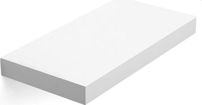 Rafte muri Vintage Floating Shelf, 40 cm, MDF, i bardhë