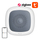 Senzor temperature dhe lagështie Heiman HS1HT, Zigbee, smart, gri e bardhë