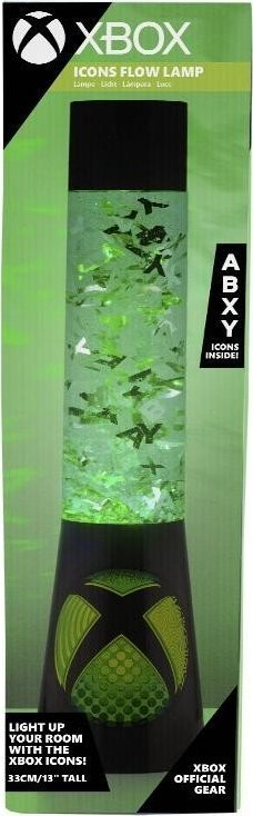 Lampë dekorative Paladone Xbox A B X Y Gel LED, 33cm, me drita LED, e gjelbër