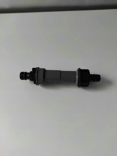 Lidhës për zorrë pikë-pikë Gardena 05338-20 Micro-Drip, me ulje presioni, gri e zezë