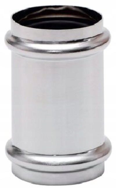Bashkues metalik krom për tuba Fi 32, 32mm, i argjendtë