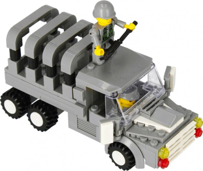 Lojë me tulla Alleblox AB3021, 169 copa, makinë lufte, shumëngjyrëshe
