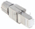 Prizë modulare RJ45 Cat7, e ekranizuar, metalike, argjend