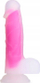 Dildo Glorious Real Skin Feel, 7\", me kupë thithëse, rozë