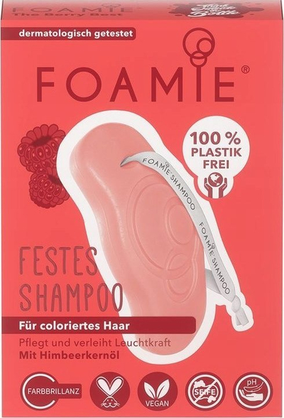 Shampo solide për flokë Foamie The Berry Best, mbrojtje ngjyre, 80g, unisex