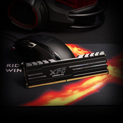 Memorie RAM ADATA XPG Gammix D10 (AX4U32008G16A-DB10), DDR4, 16GB, 3200MHz, CL16,e zezë
