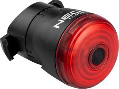 Dritë pasme biçiklete NEO 91-003, 30 lm, USB, e kuqe