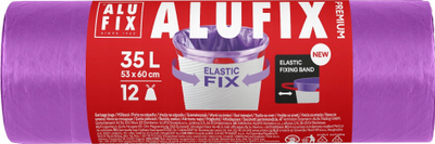 Qese plehrash ALUFIX, 45L, me lidhëse, 10 copë