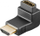 Adapter këndor HDMI Goobay Wentronic, HDMI A mashkull në HDMI A femër, i zi