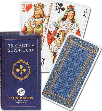 Loja me letra Piatnik Tarot De Luxe 1948.0, set klasik tarot, shumëngjyrësh