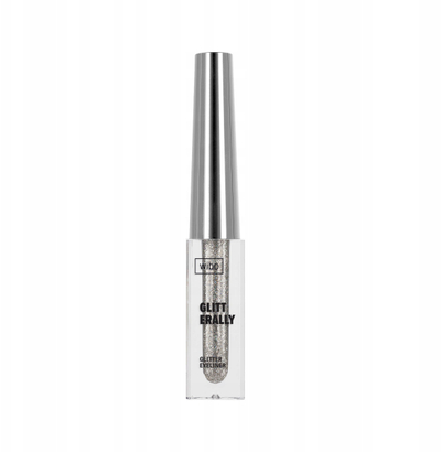 Liner i lëngshëm me shkëlqim Wibo Glitterally Glitter, 1.3 g, argjendtë