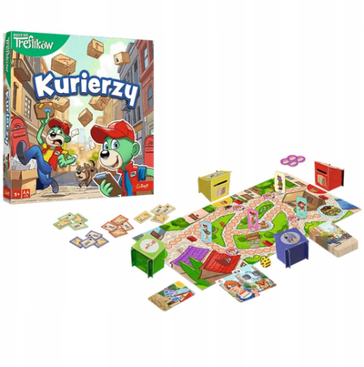 Друштвена игра Trefl Treflik Family Couriers 02815, за деца, шарена