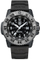Set dhuratë për meshkuj Luminox Mil Spec, Orë dore + rrip rezervë, i zi/hirtë