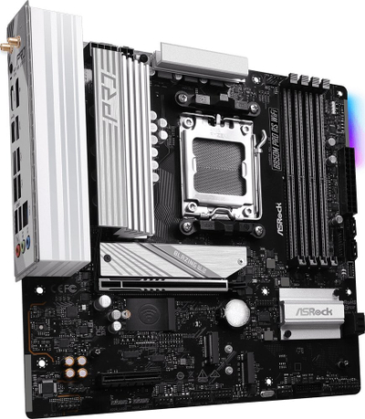 Pllakë amë Asrock B850M Pro RS WiFi, AMD B850, Socket AM5, Micro ATX