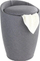 Кош за облека Wenko 22448100, 20L, цилиндар, сив