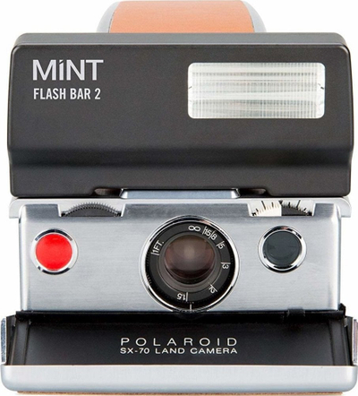 Blic për kamera Polaroid SX-70, Originals Mint Flashbar, llampë blici, e bardhë
