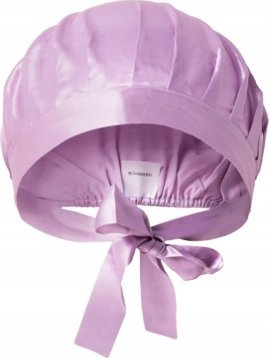 Kapelë gjumi për flokë kaçurrela Twisty Silk, material i butë, ngjyrë e qetë neutrale