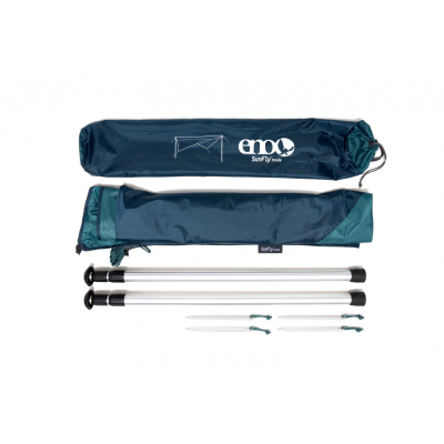 Tendë kampingu ENO SunFly Shade, 2.7 x 2.7 m, UPF 30, blu deti