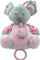 Lodër muzike pelushi Tulilo Koala, 18 cm, rozë