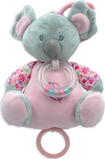 Lodër muzike pelushi Tulilo Koala, 18 cm, rozë