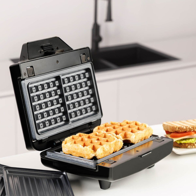Aparat sanduiçi Taurus Miami Legend Ver II, 3 në 1, 900W, argjendtë